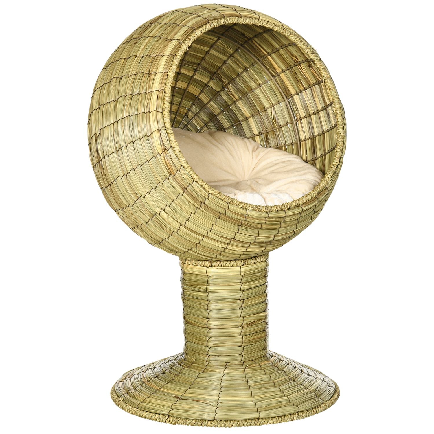 Kattenmand met afneembaar kussen, zeegras, 41x71,5 cm
