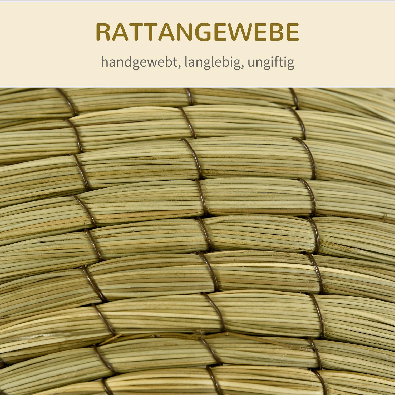 Kattenmand met afneembaar kussen, zeegras, 41x71,5 cm