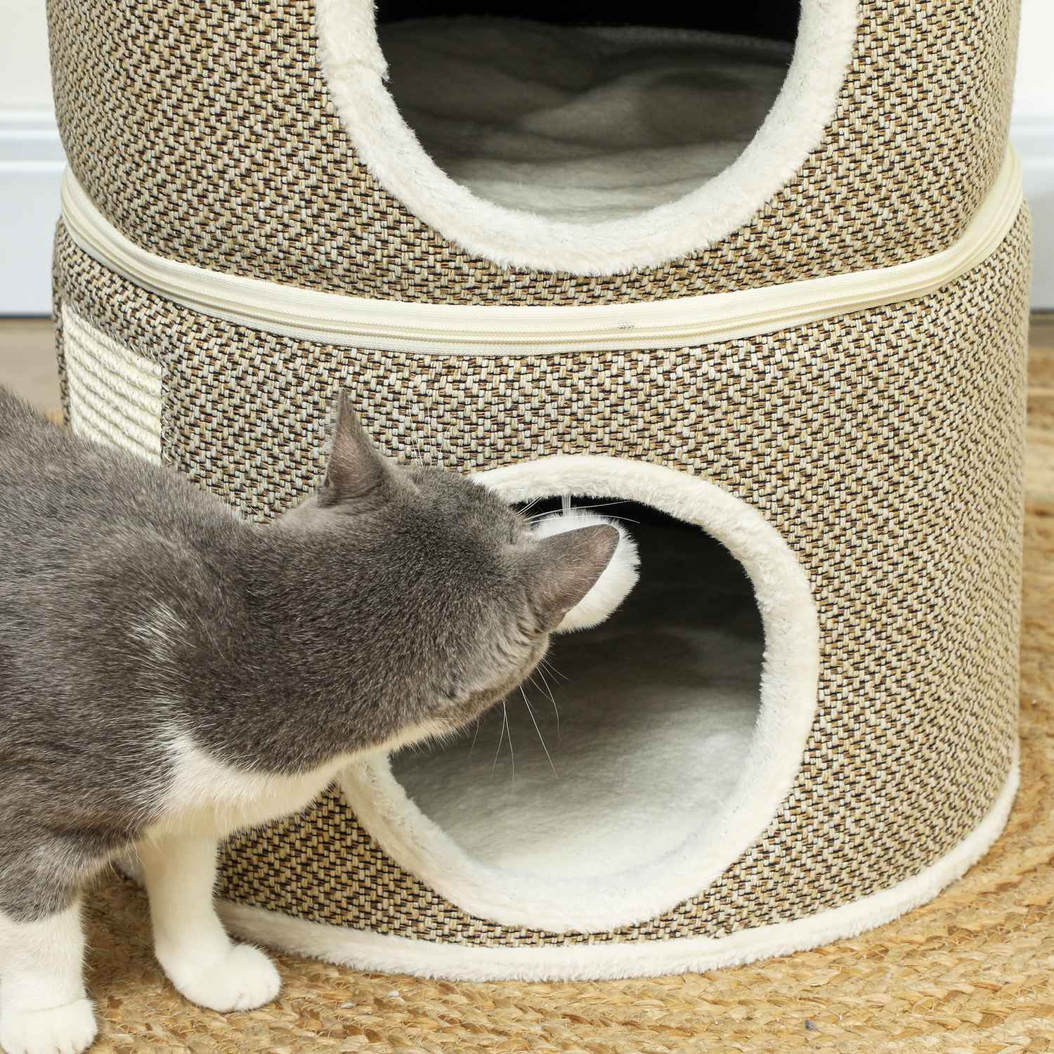 Krabpaal, Sisal, 56 cm, voor katten tot 5 kg