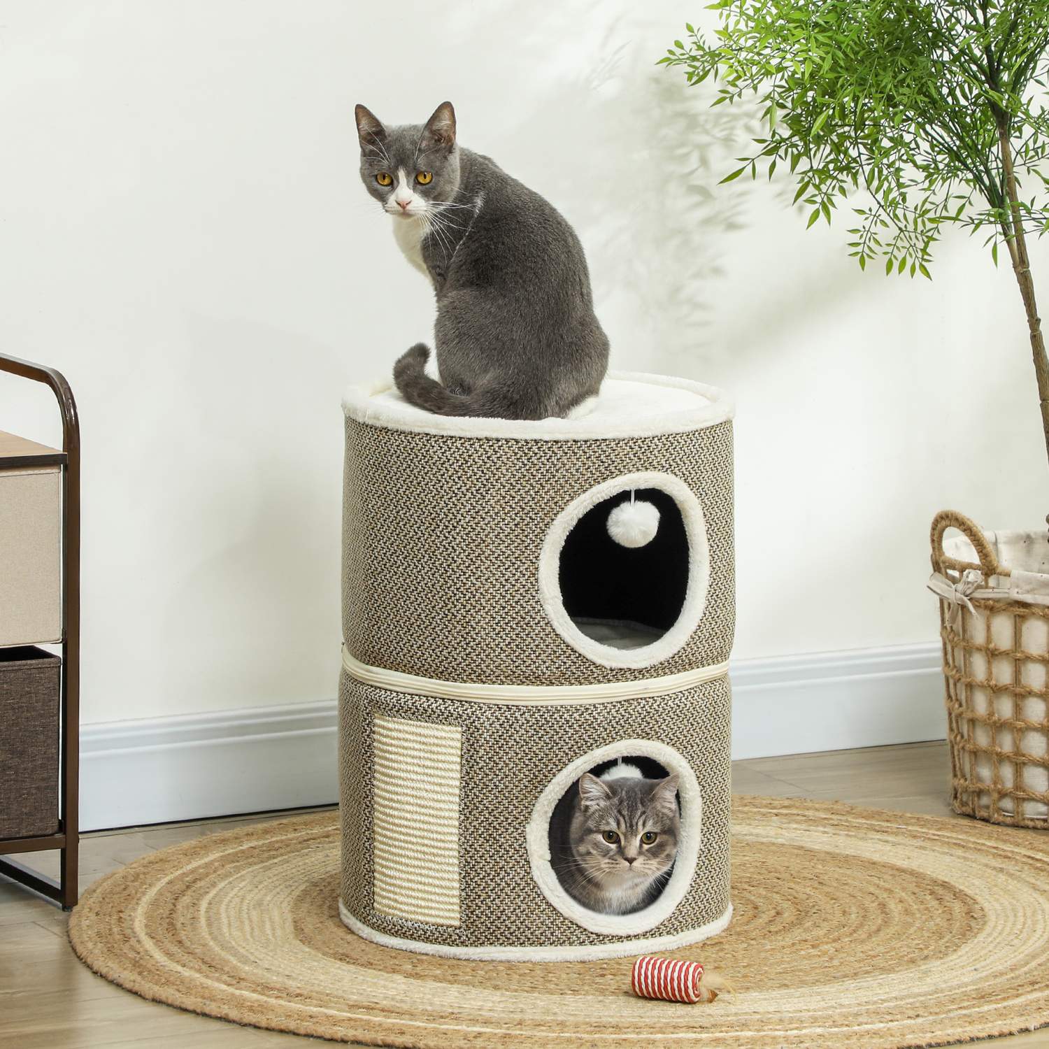 Krabpaal, Sisal, 56 cm, voor katten tot 5 kg