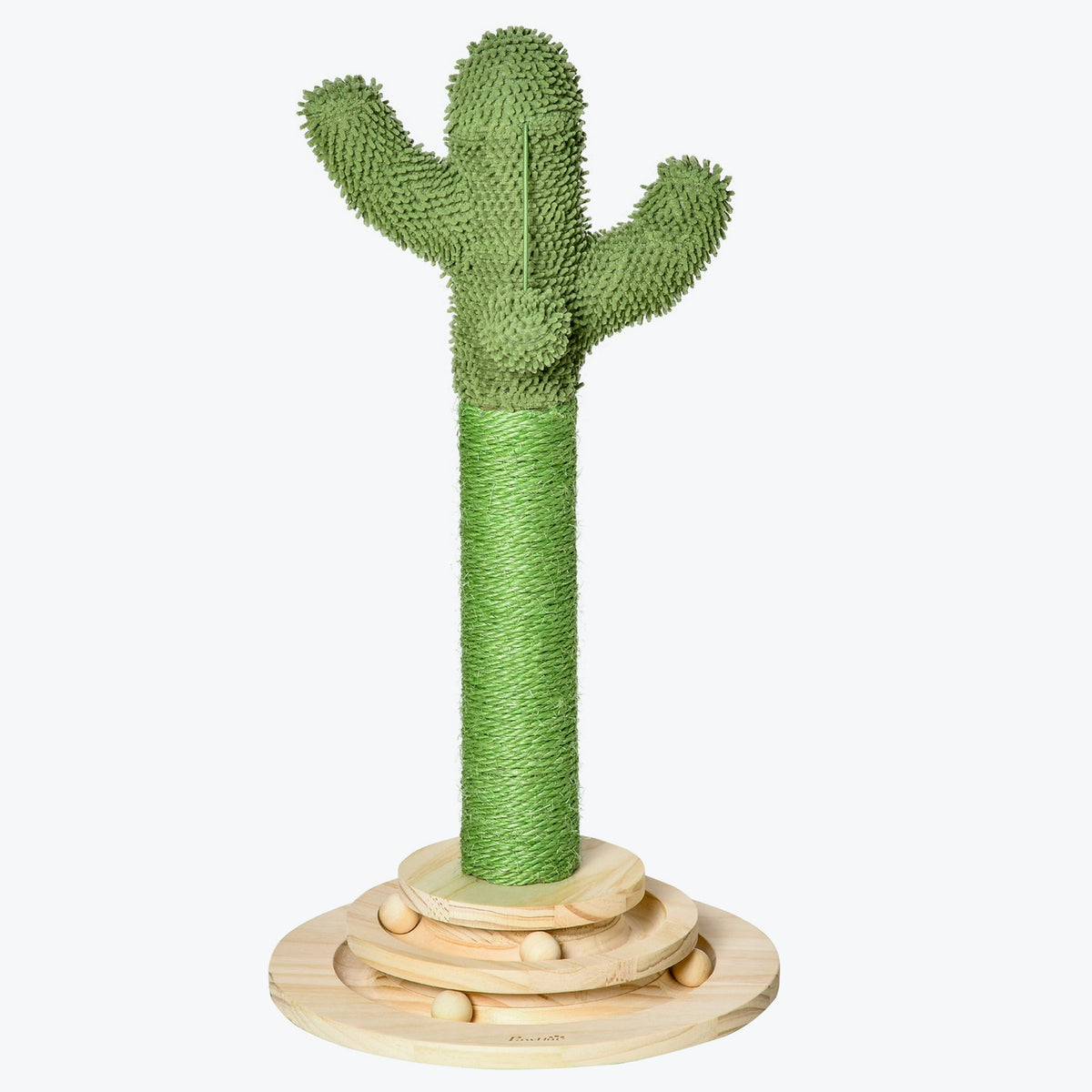 Krabpaal Cactusontwerp, Sisal & Grenen, 60 cm