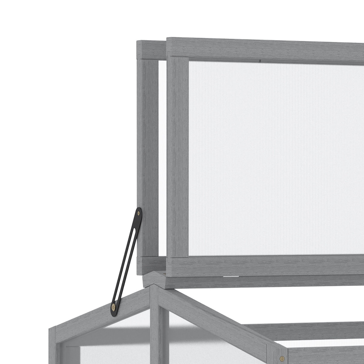 Kweekbak – Hout & Polycarbonaat, 90x80x58 cm