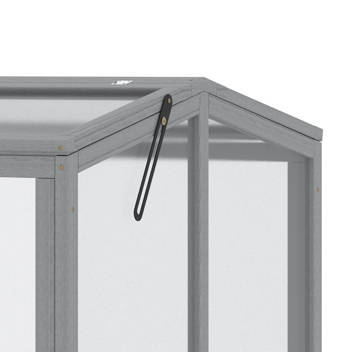 Kweekbak – Hout & Polycarbonaat, 90x80x58 cm