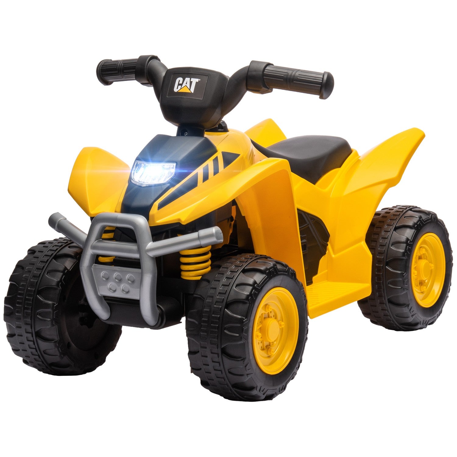 Elektrische quad voor kinderen, 6V met claxon & koplampen, geel