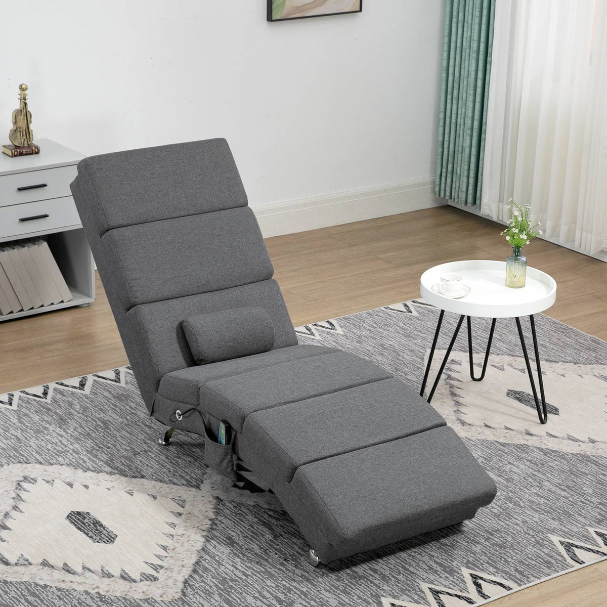 Elektrische massagestoel, opvouwbaar met afstandsbediening