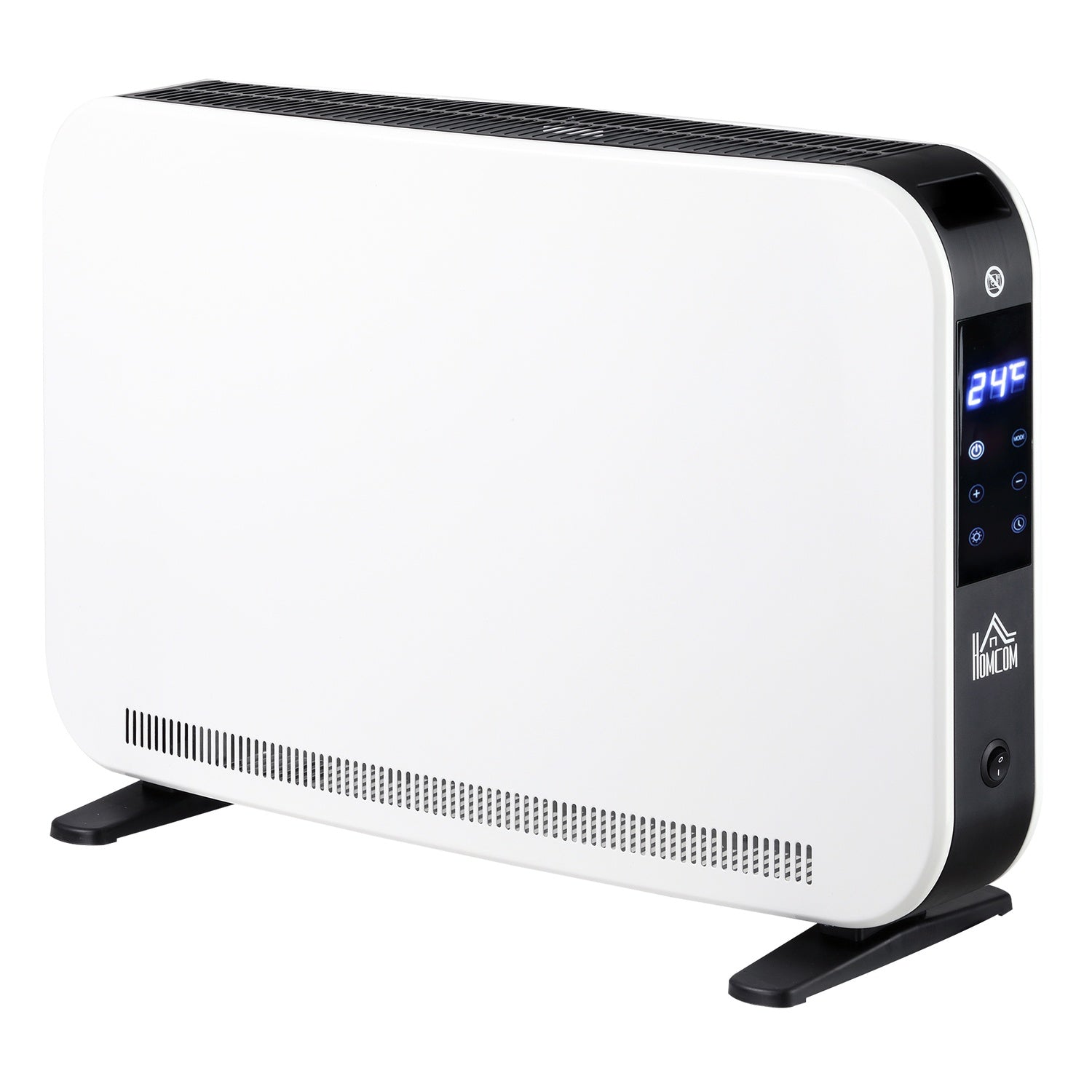 Elektrische kachel 2180W, 3 warmtestanden, timer, wit