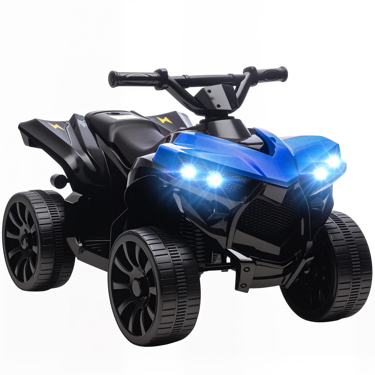 Elektrische quad voor kinderen, 6V-motor, muziek en verlichting, blauw