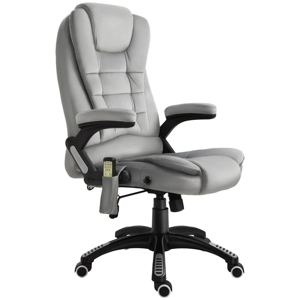 Ergonomische grijze massagestoel – in hoogte verstelbaar kantoor/gaming