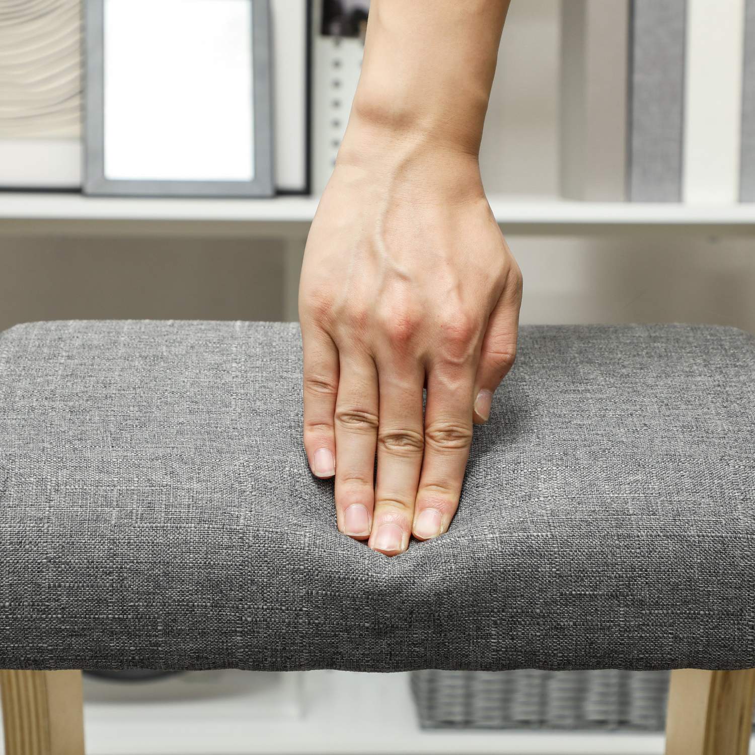 Siège assis-genoux ergonomique à bascule pour une meilleure posture, gris