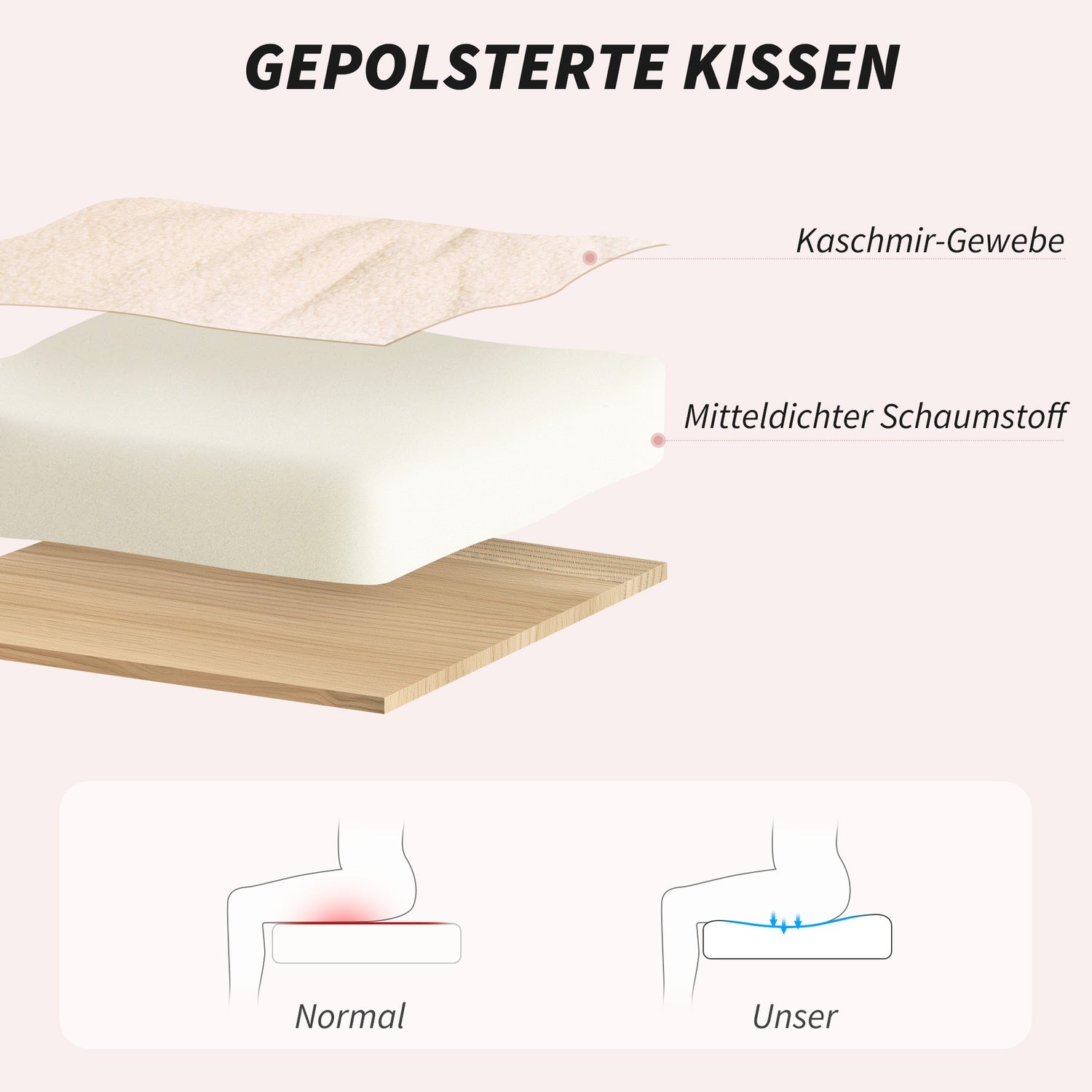 Chaise de bureau ergonomique, aspect laine d'agneau, réglable en hauteur