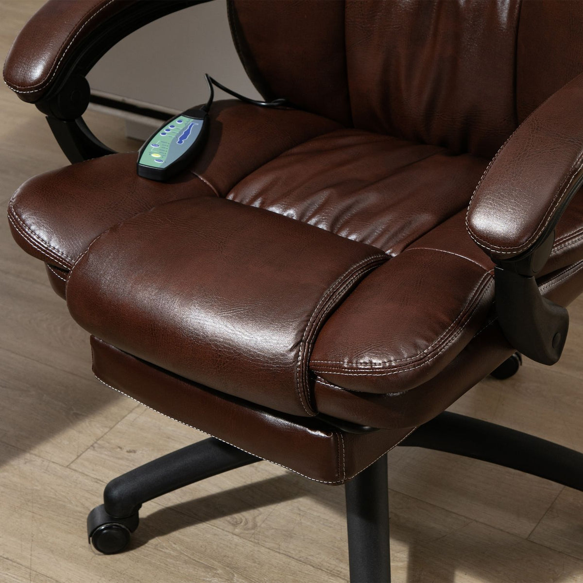 Ergonomische bureaustoel, kantelbaar kunstleer