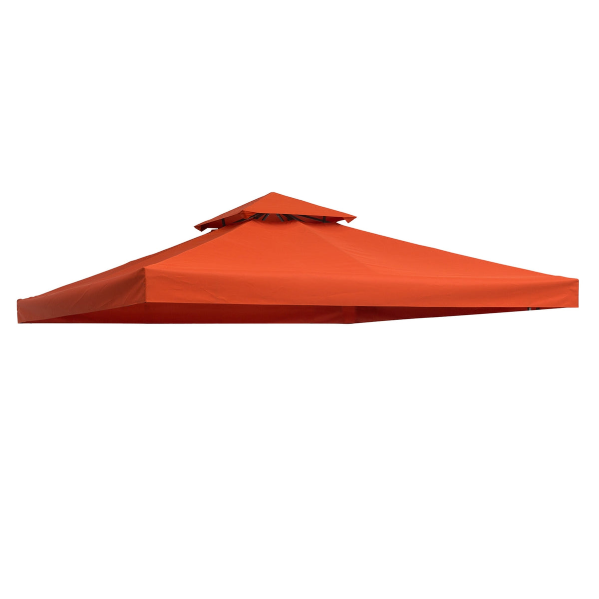 Vervangend dak voor gazebo, roestrood polyester, 3x3M