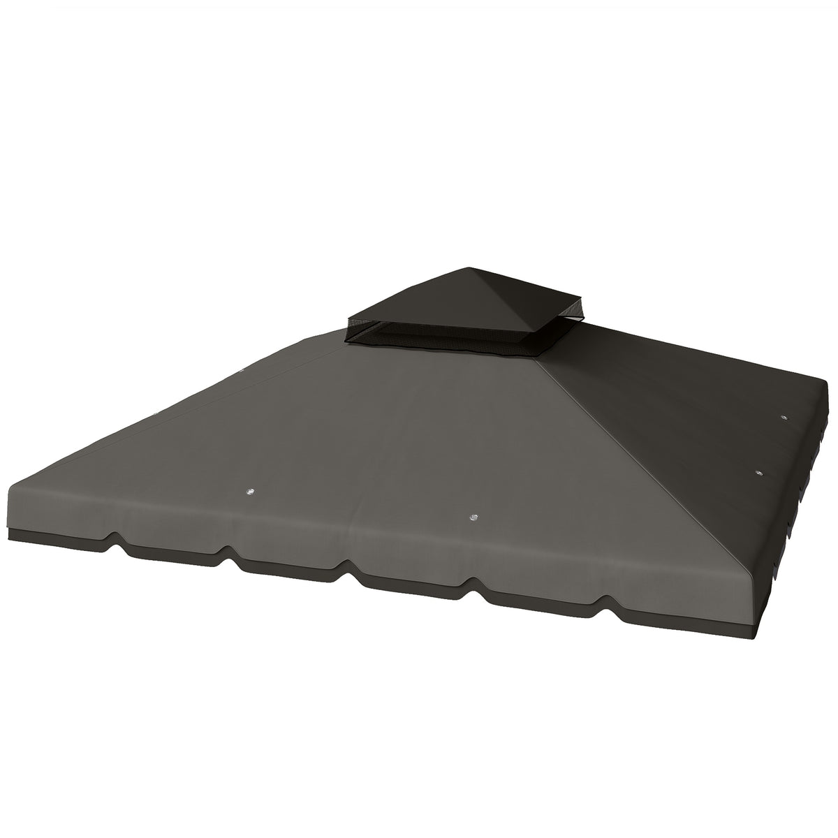 Vervangend dak voor paviljoen, 3x3 m, dubbele niveaus, UPF 30+