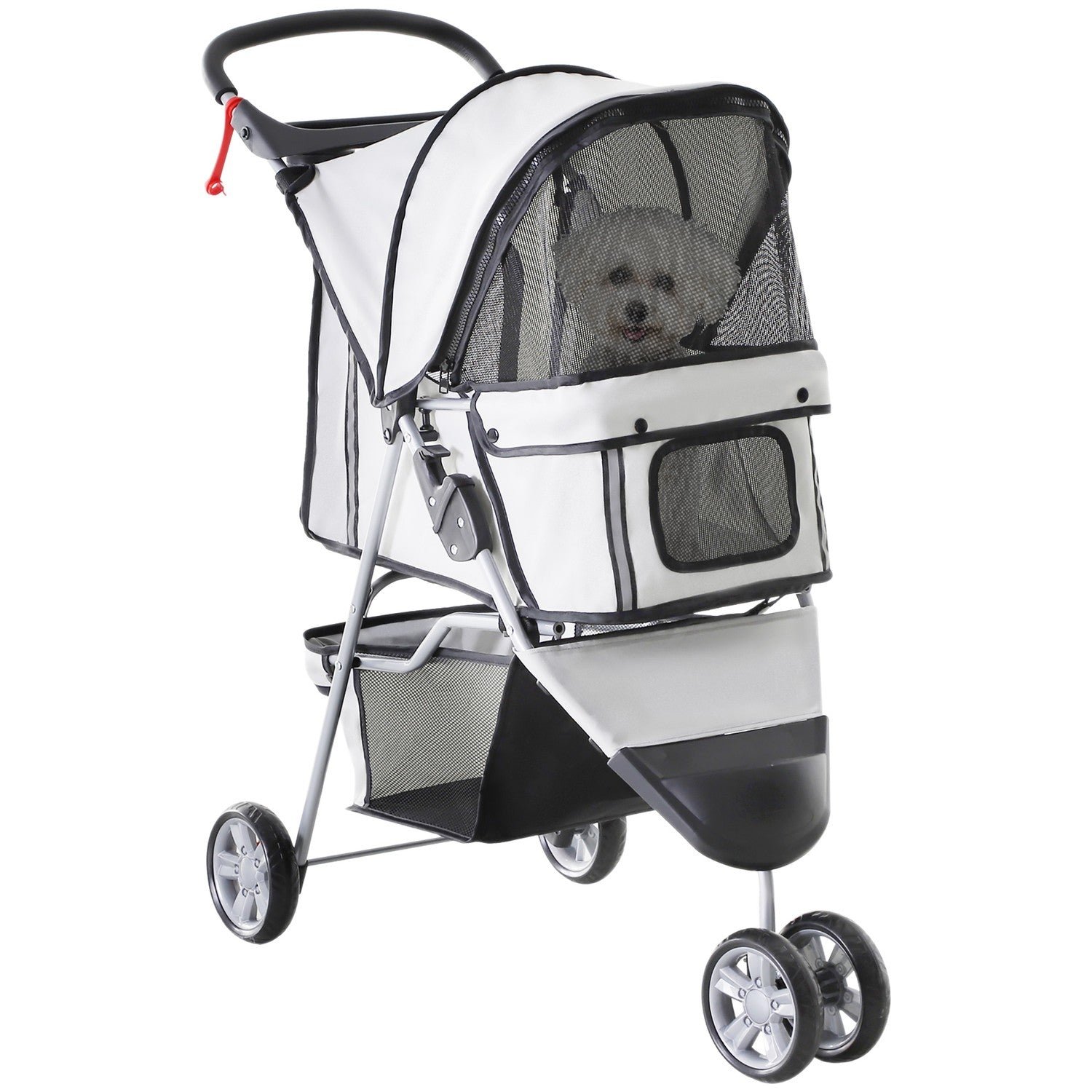 Meerkleurige huisdierwagen – voor honden en katten, grijs