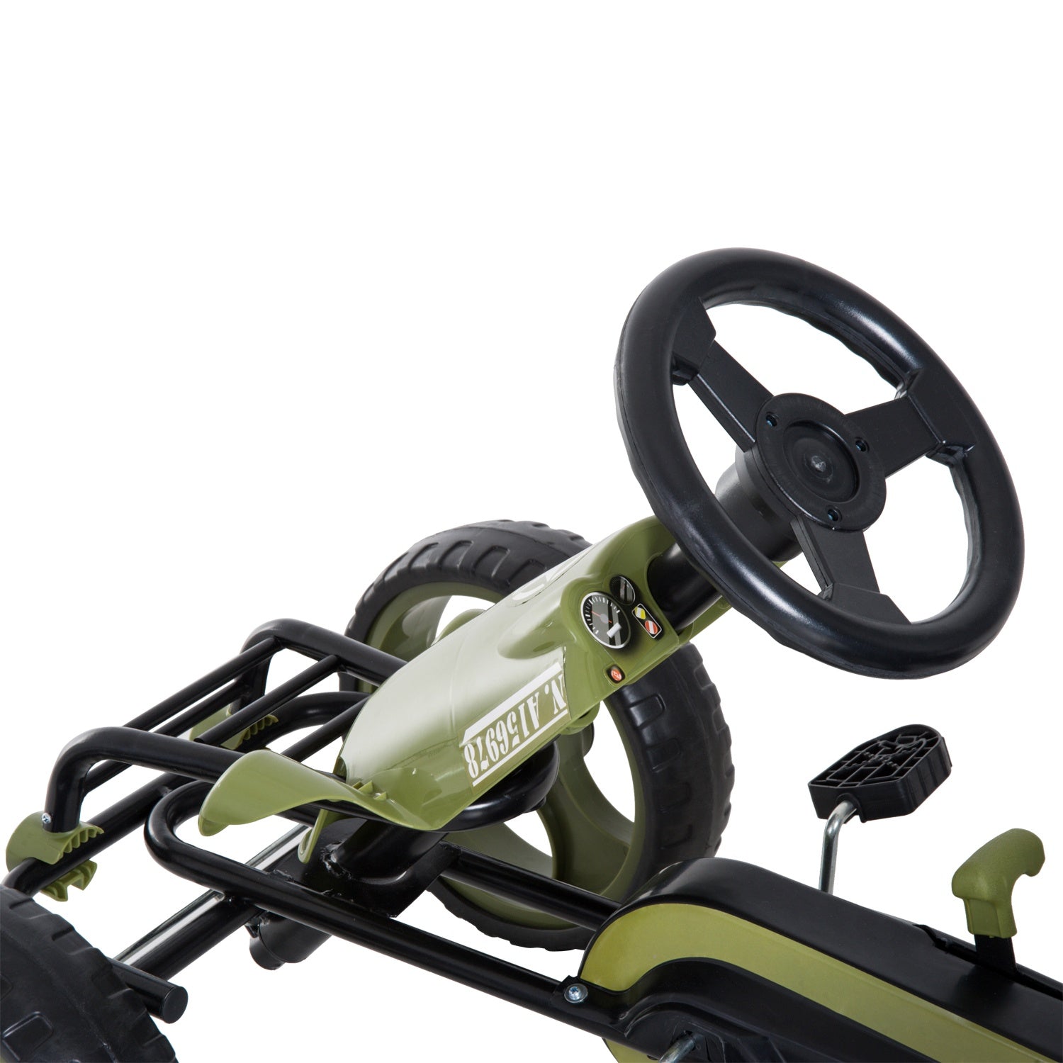 Green Kids Go Kart – Handrem, verstelbare stoel, 3+ jaar