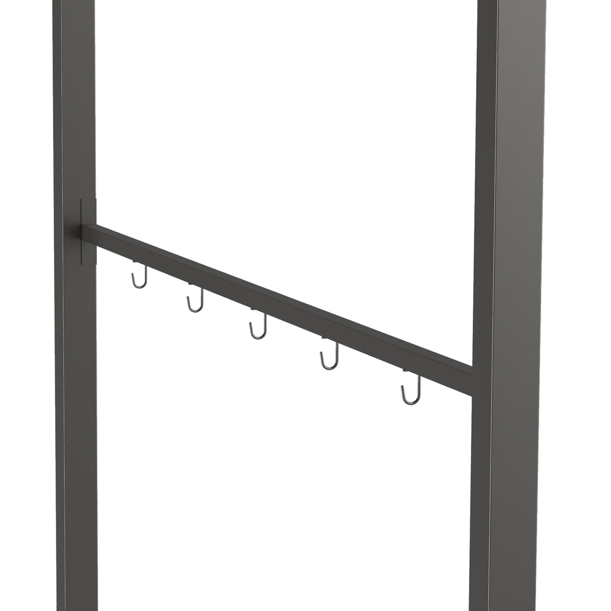 Grilloverkapping met UV-bestendig regenzeil, beige stalen frame