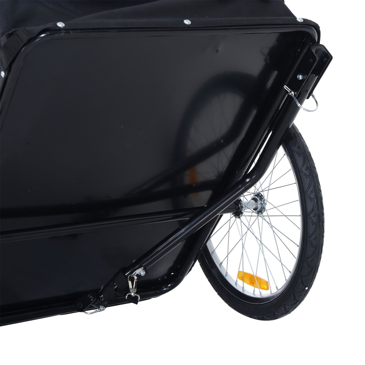 Steekwagen, 40 kg capaciteit, stalen frame, 140x77x65 cm