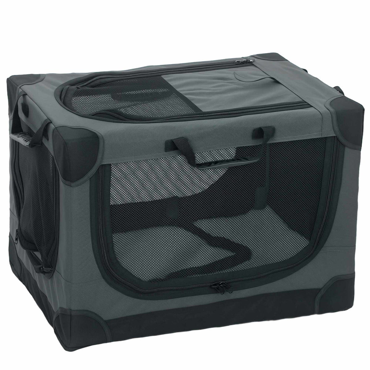 Opvouwbare dierenbench, 600D Oxford, 60x42x43 cm