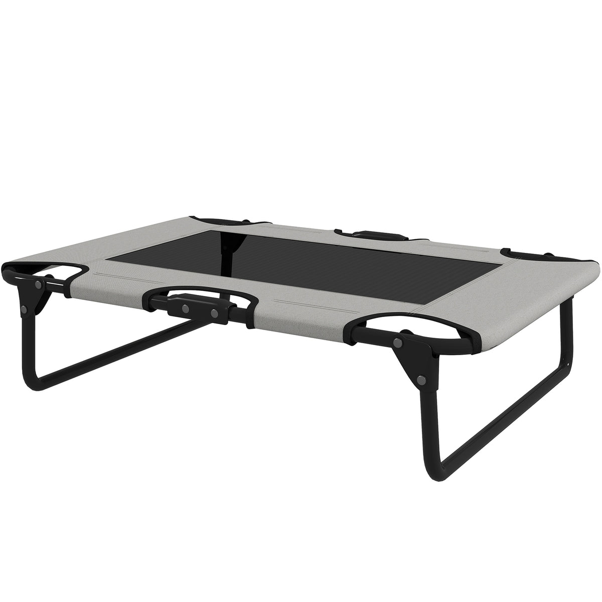 Opvouwbaar, verhoogd hondenbed met gaas – buiten & ademend 75x51x18 cm