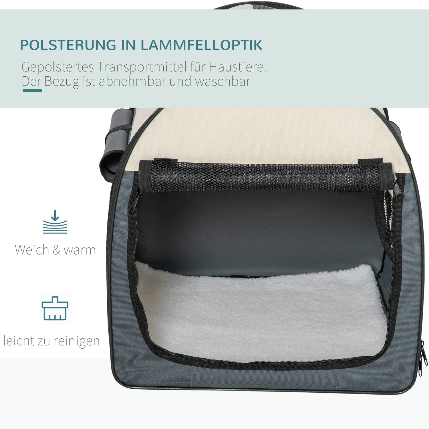 Opvouwbare rugzak voor hondenbenches, waterdicht, 70x51x59 cm