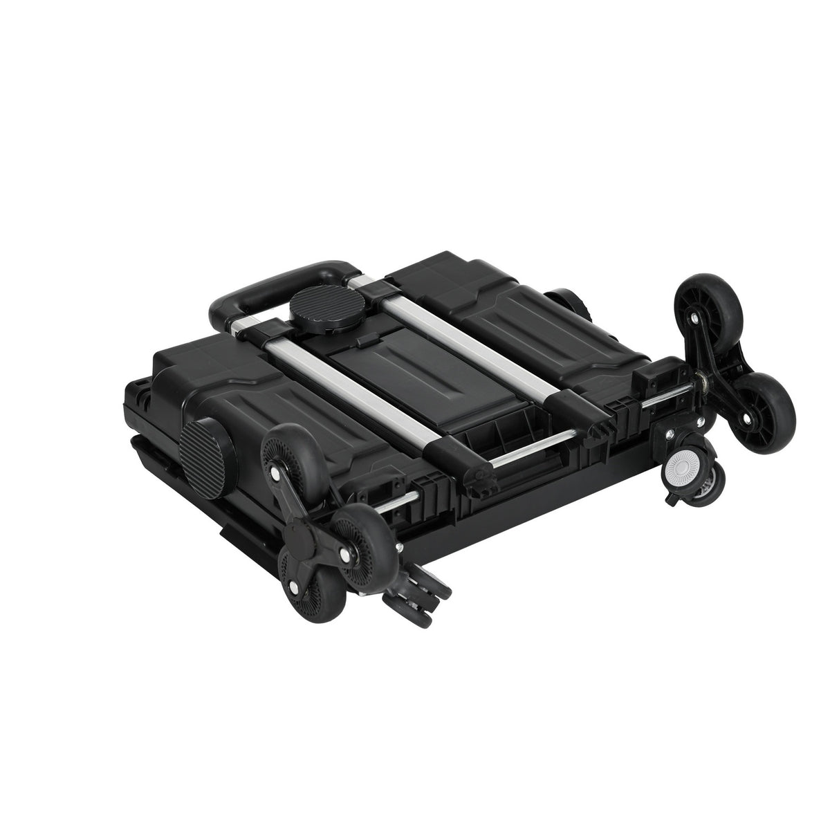 Opvouwbare boodschappenkar, 80 kg draagvermogen, traploper