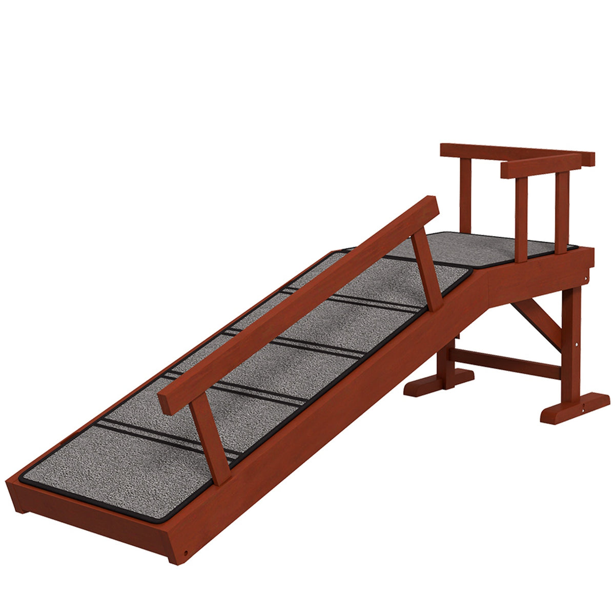 Hondenloopplank met afneembare zijrails, antislip, draagkracht 30 kg