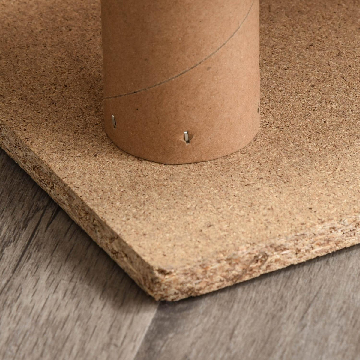 Huisdiertrap 4-treden hondenhelling, pluche hoes, grijs, 60x35x44 cm