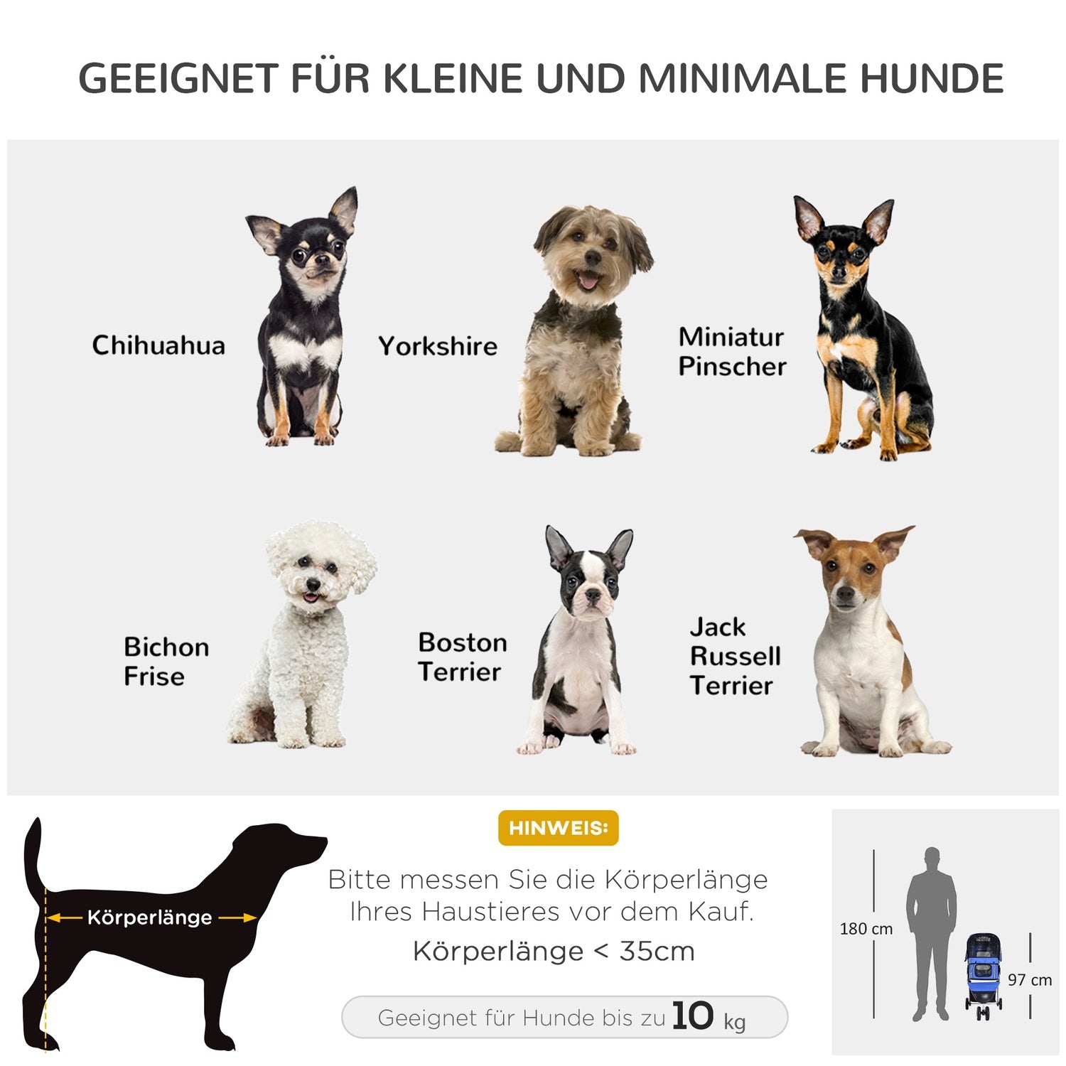 Huisdierenwagen voor honden en katten, veelkleurig blauw