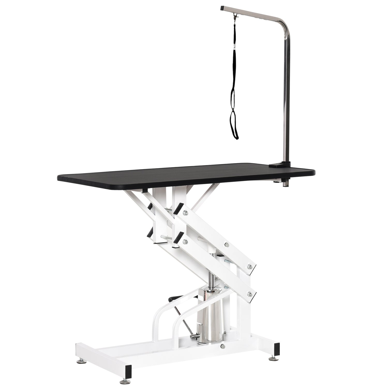 Hydraulische hondentrimtafel met trimbeugel