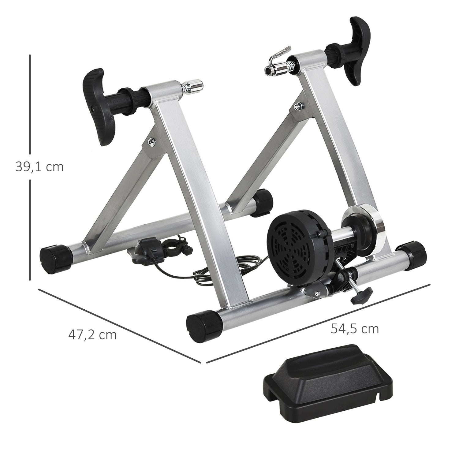 Indoor fietstrainer, opvouwbaar magnetisch, geschikt voor 26"-28" wielen