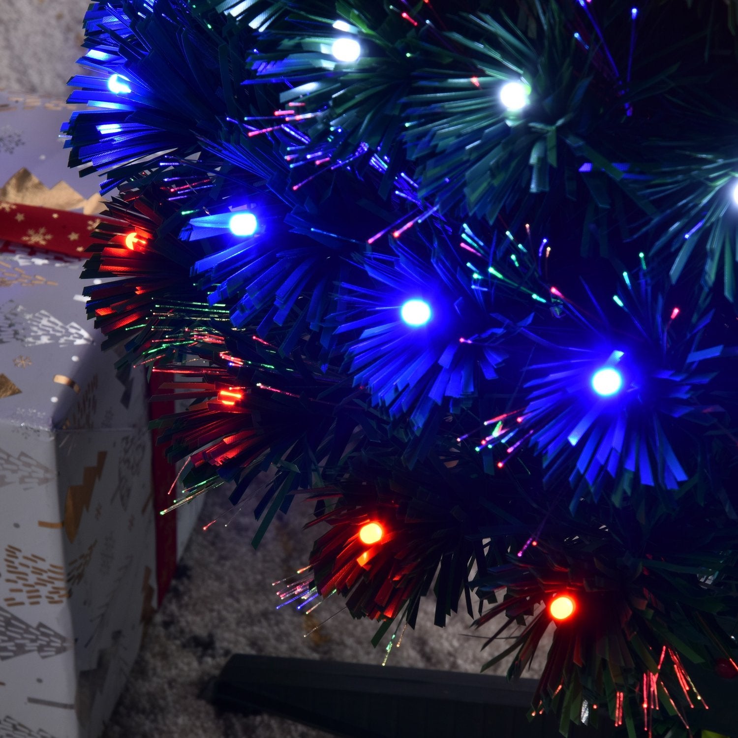 Kerstboom, groen, 48cm x 90cm, 90 LED-lampen