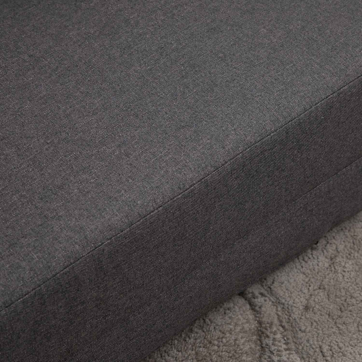 Verstelbare Opvouwbare Futon Fauteuil Stoel met Kussens – Linnen