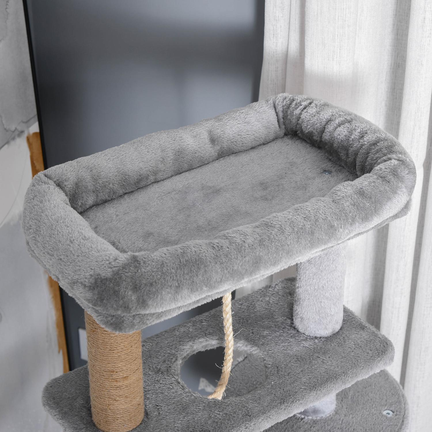 Krabpaal met grot en mand, geschikt tot 5 kg