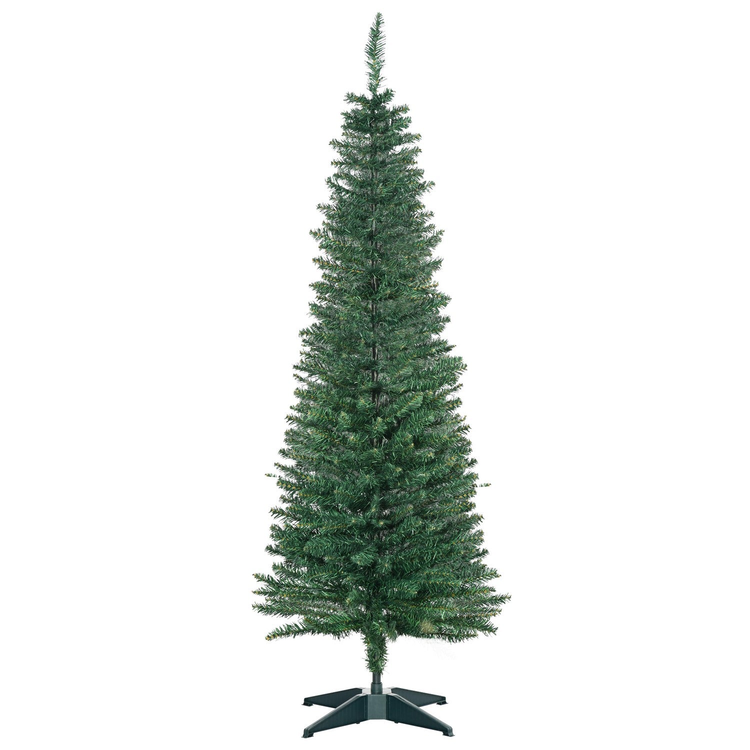 Kunstkerstboom, 1,5 m PVC-boom met standaard