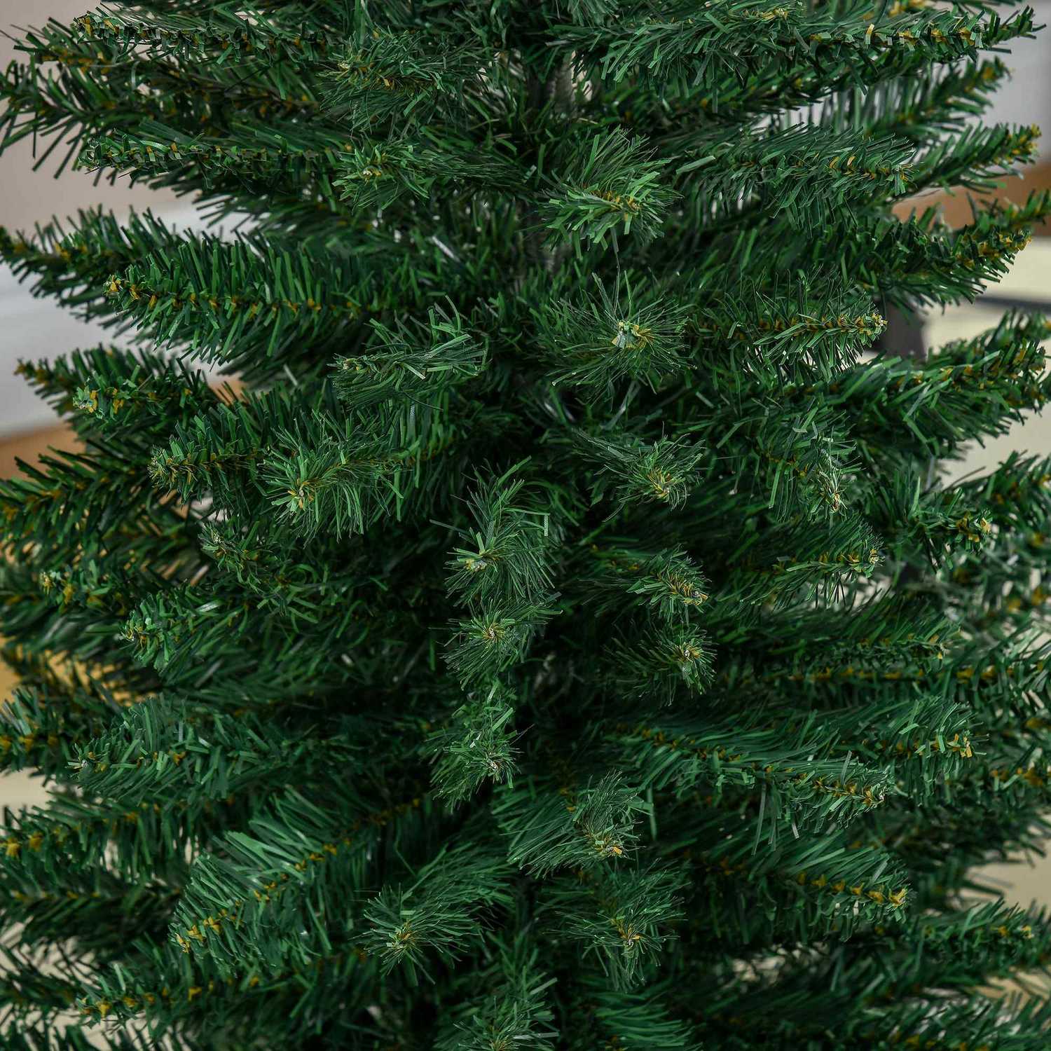 Kunstkerstboom, 1,5 m PVC-boom met standaard