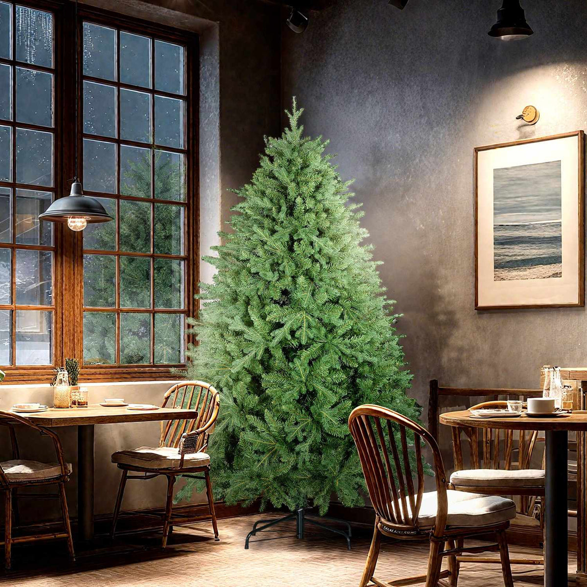 Kunstkerstboom, 180 cm, dennenboom, 3026 takpunten