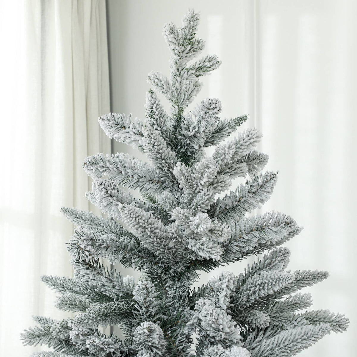 Kunstkerstboom, 180 cm, besneeuwde takken, metalen standaard