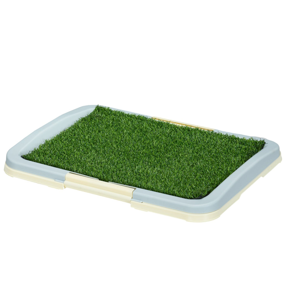 Kunstgras hondentoilet, blauw, 63x48,5 cm