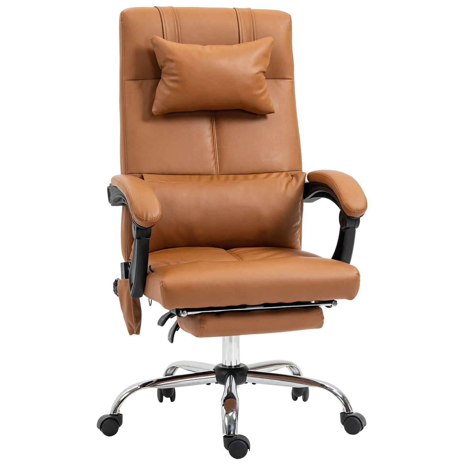 Bureaustoel met massage, lendewarmte, capaciteit van 120 kg