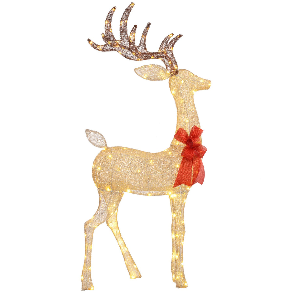 LED Kerstdecoratie met zuignap, Warm Wit, Timer