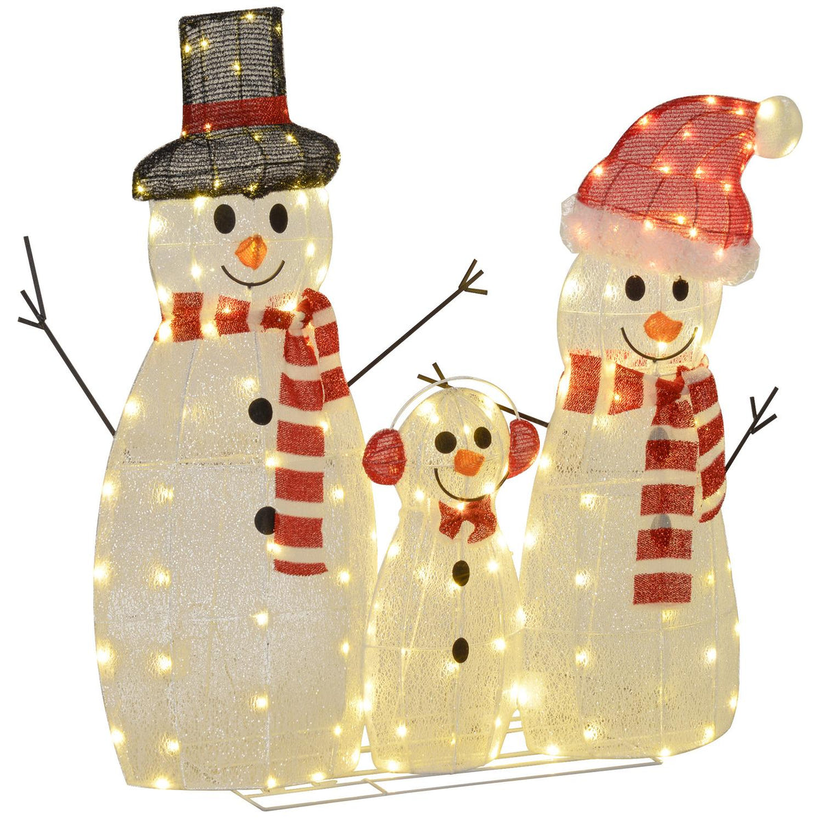 LED Sneeuwman Kerstdecoratie, warmwit, binnen/buiten