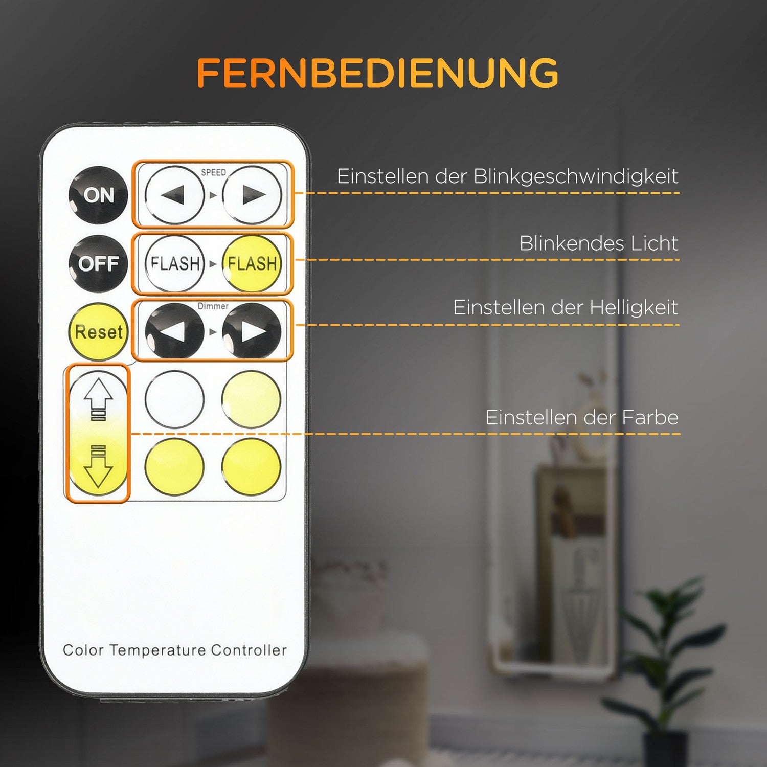 LED-staande spiegel van volledig formaat, make-up en wandmontage, zilver/zwart