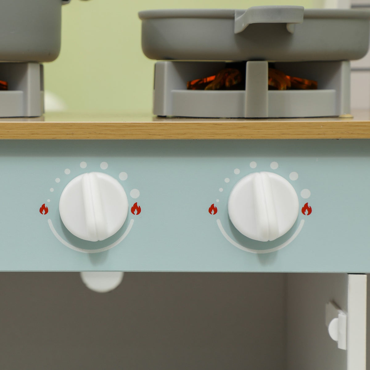 Speelkeukenset voor kinderen - licht, geluid, accessoires, wit