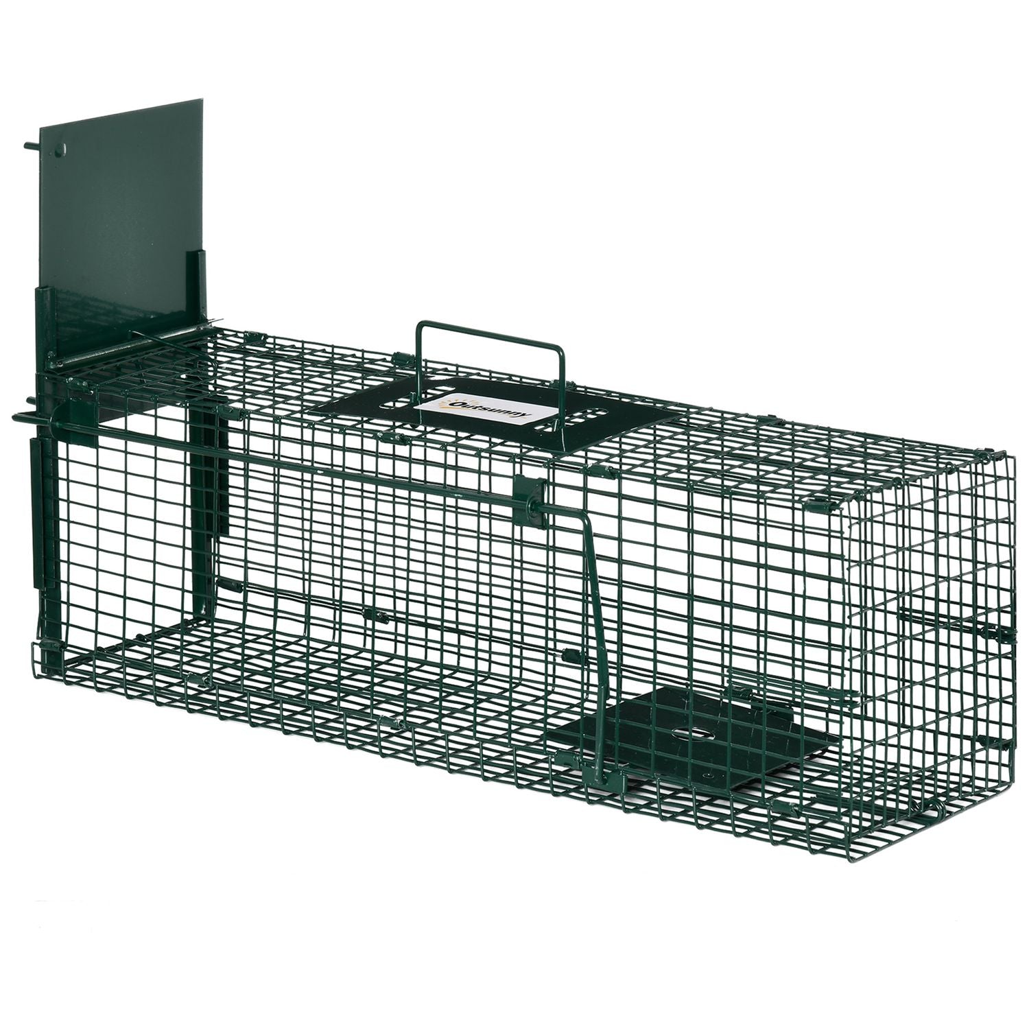 Levende val voor marters en ratten, staal, 60x18x20 cm