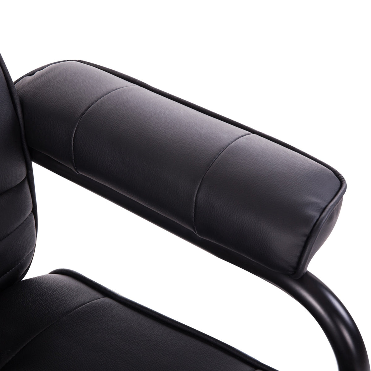 Liggende massagestoel, 360° draaibaar, afstandsbediening, zwart