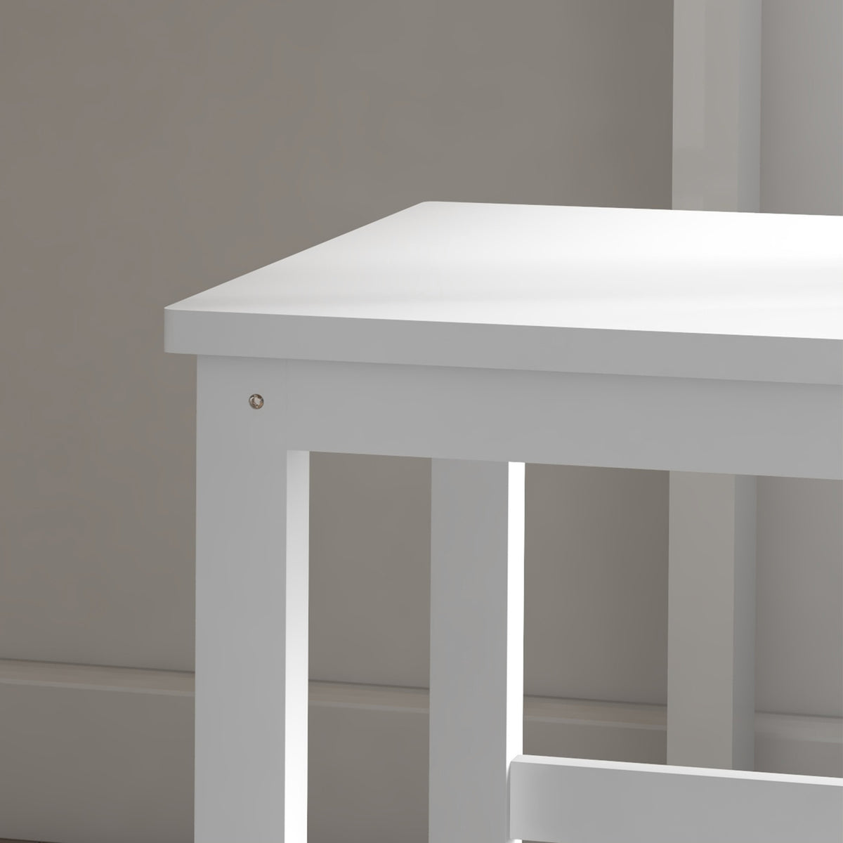 Eetkamerstoelen van wit grenenhout, set van 2 – draagvermogen 120 kg