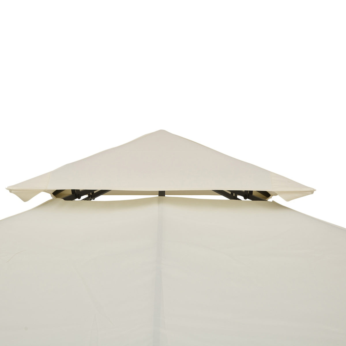 Metalen Gazebo Vervangingsdak, 3x3M, Crème Polyester
