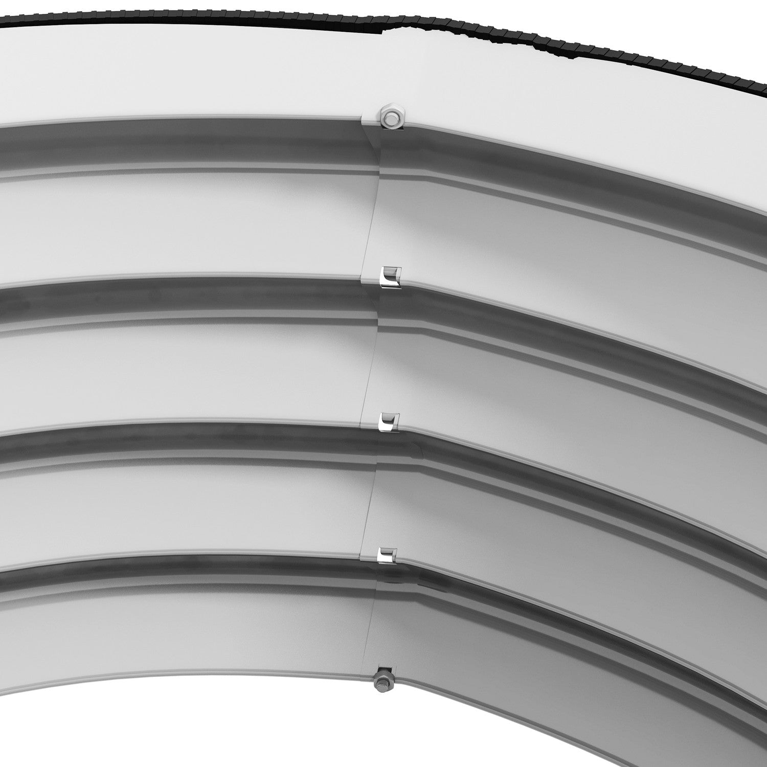 Aiuole rialzate in metallo, set da 2 – 60x60x30 cm, argento