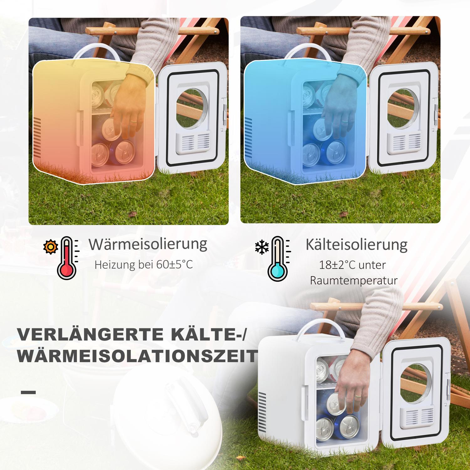 Mini-autokoeler 4 liter – Dubbele spanning, Compact en Draagbaar