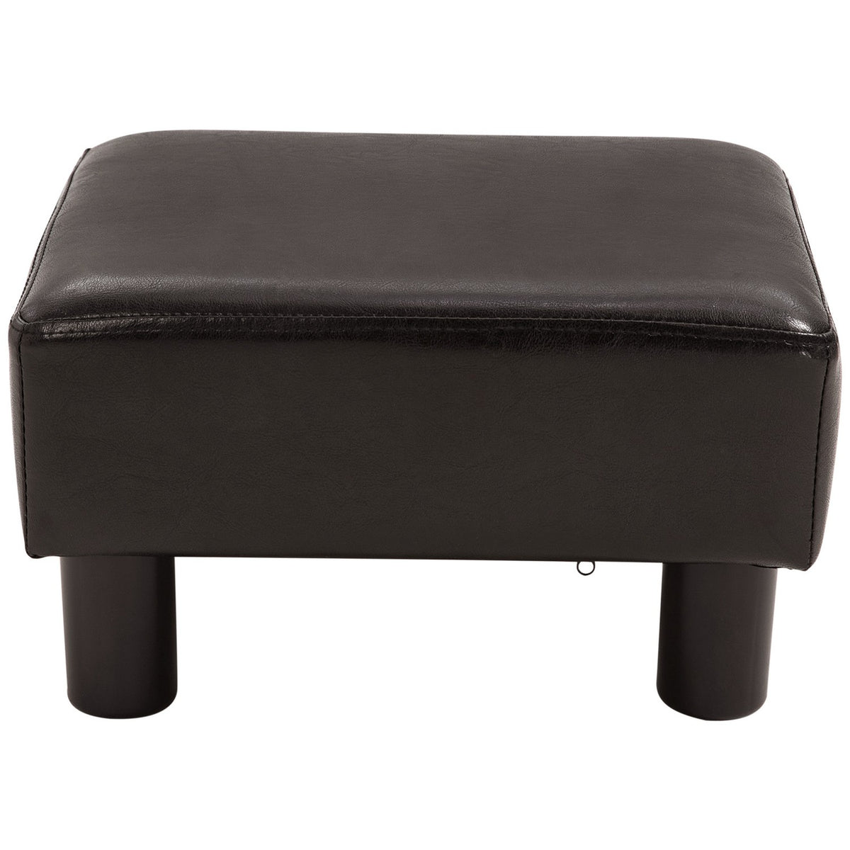 Ottomaans kunstleren voetenbankje, rechthoekig, draagvermogen 100 kg